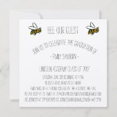 Aankondiging van afstuderen en feestelijke uitnodi (Voorkant)