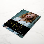 Aankondiging van afstuderen Foto's Matig eenvoudig (Gedraaid)