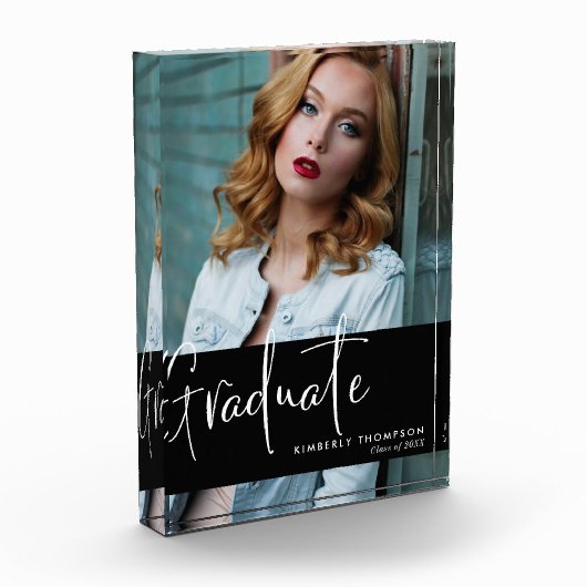 Aankondiging van afstuderen Foto's Matig eenvoudig (Links)