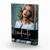 Aankondiging van afstuderen Foto's Matig eenvoudig (Rechts)