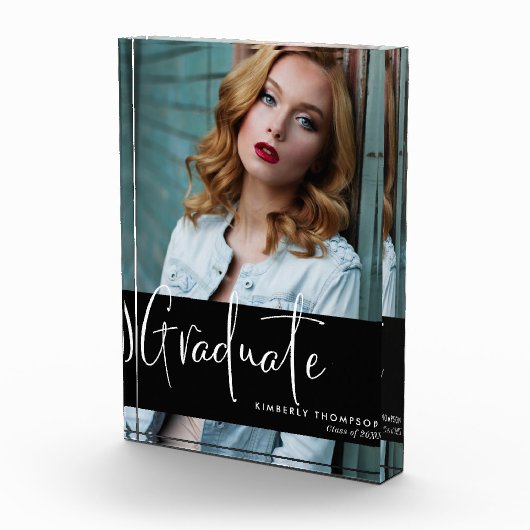 Aankondiging van afstuderen Foto's Matig eenvoudig (Rechts)