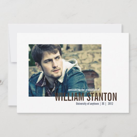 Aankondiging van Afstuderen foto's Mod 2 (Voorkant)