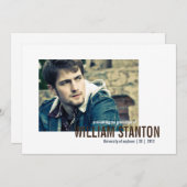 Aankondiging van Afstuderen foto's Mod 2 (Voorkant / Achterkant)