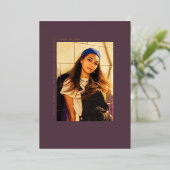 Aankondiging van afstuderen-fotoserie Art Merlot (Staand Voorkant)