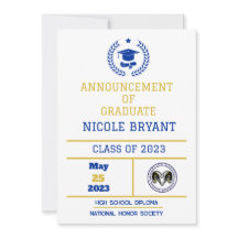 Aankondiging van afstuderen HS