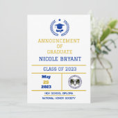 Aankondiging van afstuderen HS (Staand voorkant)