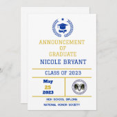 Aankondiging van afstuderen HS (Voorkant / Achterkant)