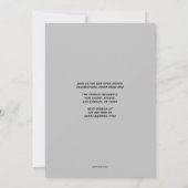 Aankondiging van afstuderen met rode tab (Achterkant)