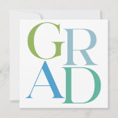 Aankondiging van afstuderen op maat gemaakte foto  (Achterkant)