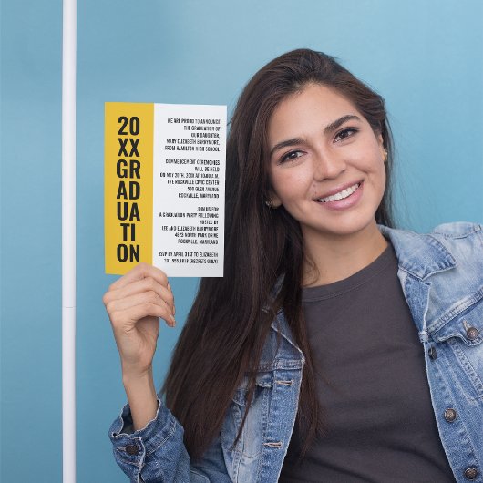 Aankondiging van afstuderen/partijuitnodiging [Gol