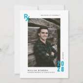 Aankondiging van Afstuderen van apotheek (Voorkant)