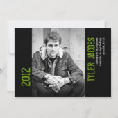 Aankondiging van Afstuderen van Grunge Photo (Voorkant)