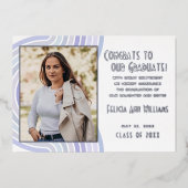 Aankondiging van Afstuderen van Lavender Violet Go (Voorkant)