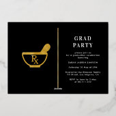 Aankondiging van afstuderen van legant goudapothee (Achterkant)