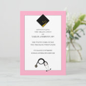 Aankondiging van afstuderen verpleegster (Staand voorkant)