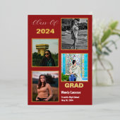 Aankondiging van Afstuderen voor geblindeerde gale (Staand Voorkant)