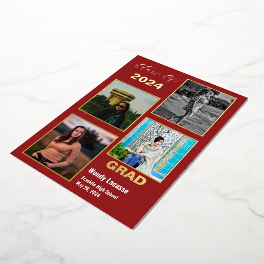 Aankondiging van Afstuderen voor geblindeerde gale (Gedraaid)