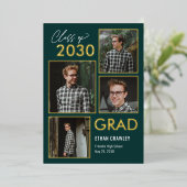 Aankondiging van Afstuderen voor geblindeerde gale (Staand Voorkant)