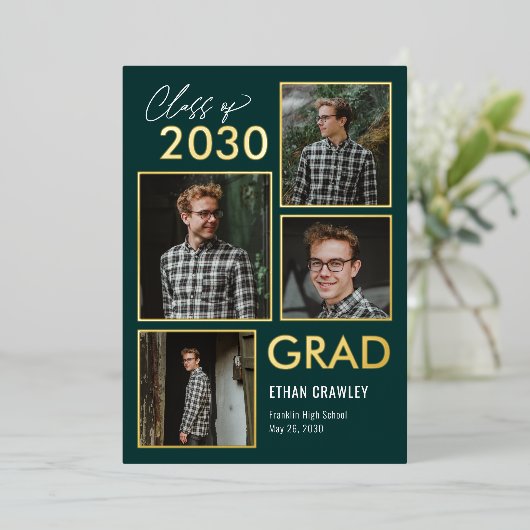 Aankondiging van Afstuderen voor geblindeerde gale (Staand Voorkant)