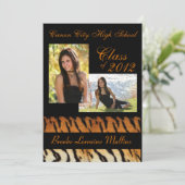 Aankondiging van afstuderen voor grotere strips (Staand voorkant)