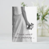 Aankondiging van annulering van weddenschappen (Staand voorkant)