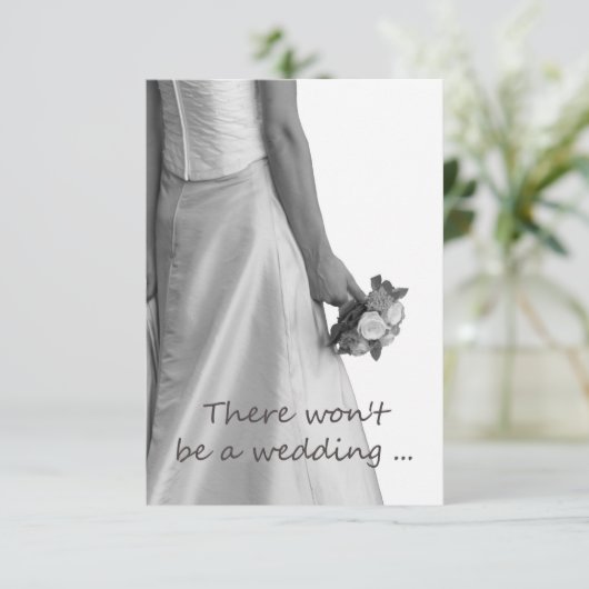 Aankondiging van annulering van weddenschappen (Staand voorkant)