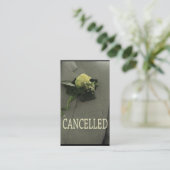 Aankondiging van annulering van weddenschappen (Staand voorkant)