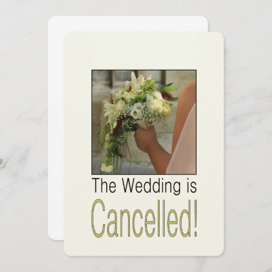 Aankondiging van annulering van weddenschappen (Voorkant / Achterkant)