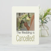 Aankondiging van annulering van weddenschappen (Staand voorkant)