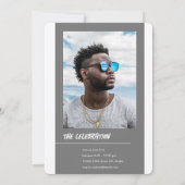 Aankondiging van Autograaf Afstuderen foto (Achterkant)