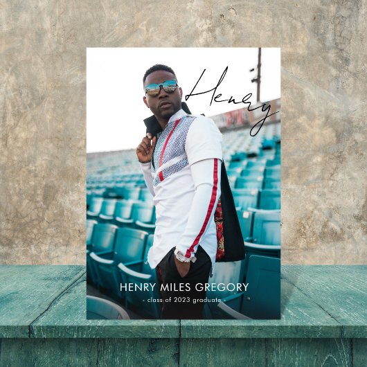 Aankondiging van Autograaf Afstuderen foto