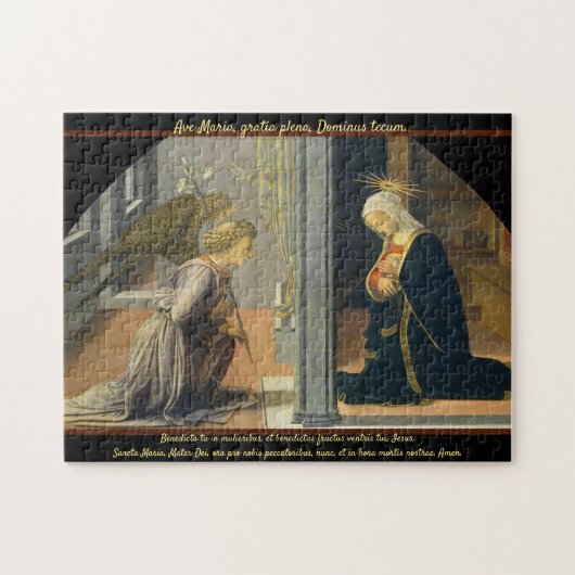 Aankondiging van Ave Maria Fra Filippo Lippi Legpuzzel (Horizontaal)