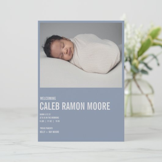 AANKONDIGING VAN baby (Staand voorkant)