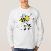 Aankondiging van baby Aangepaste reeks die past bi T-shirt (Voorkant)