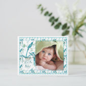 Aankondiging van Baby Boy  Baby Bird Afbeelding (Staand voorkant)