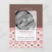 AANKONDIGING VAN baby hallo baby: (Voorkant)