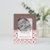 AANKONDIGING VAN baby hallo baby: (Staand voorkant)