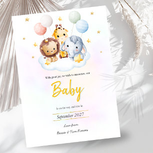 Aankondiging van baby op komst