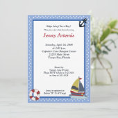 Aankondiging van Baby shower voor het afleveren va (Staand voorkant)