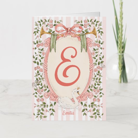 Aankondiging van baby - Swan Princess (Voorkant)