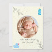 Aankondiging van Baby voor Rubber Ducky Floral Ric (Voorkant)