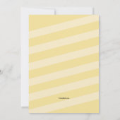 Aankondiging van Bananas Character Birthday Party (Achterkant)