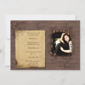 Aankondiging van Barn Wood Beauty Afstuderen (Voorkant)