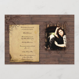 Aankondiging van Barn Wood Beauty Afstuderen