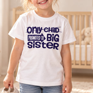 Aankondiging van bevordering van enig kind tot gro t-shirt