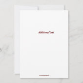 Aankondiging van bewerkbare foto's Floral Adoption (Achterkant)