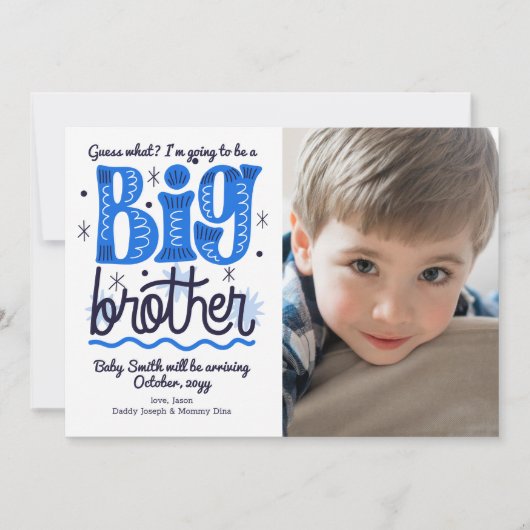 Aankondiging van Big Brother Zwangerschap (Voorkant)