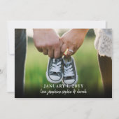 Aankondiging van Big Sister Foto Baby (Achterkant)