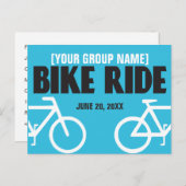 Aankondiging van Bike Ride Bicycle Event (Voorkant / Achterkant)