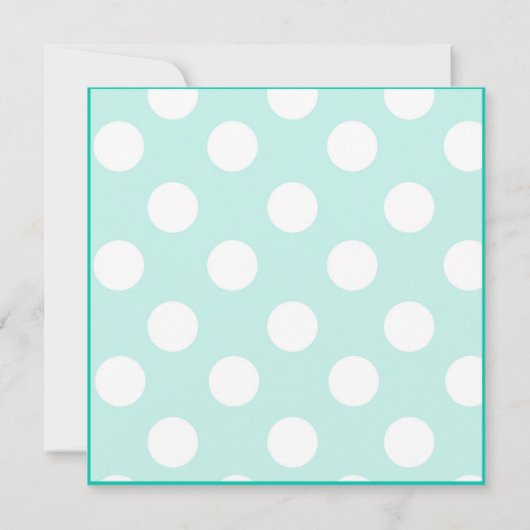 Aankondiging van blauwe en witte zwangerschap (Achterkant)